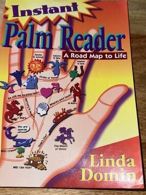 Instant Palm Reader Book by Linda Dimin - Bright Multicolor Cover